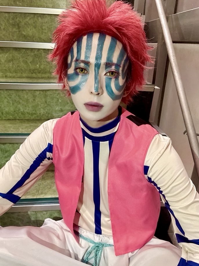 【新宿】ハロウィンメイク『鬼滅の刃 猗窩座メイク+セット』