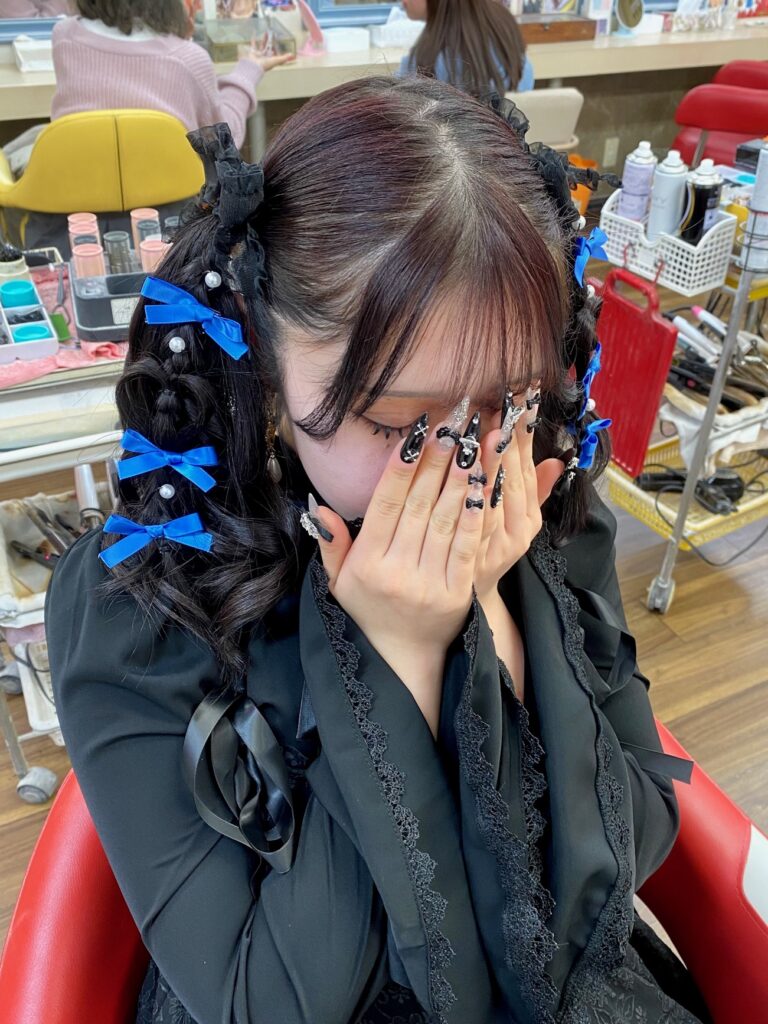 【新宿】推し活に最適!『ツインテール三つ編みハート添え♪』