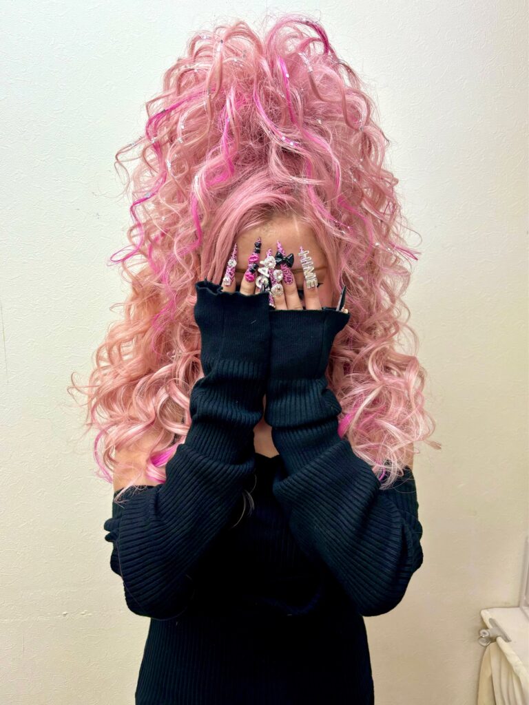 これぞ!イケイケ盛り髪ハーフギャルちらし(*´▽`*)