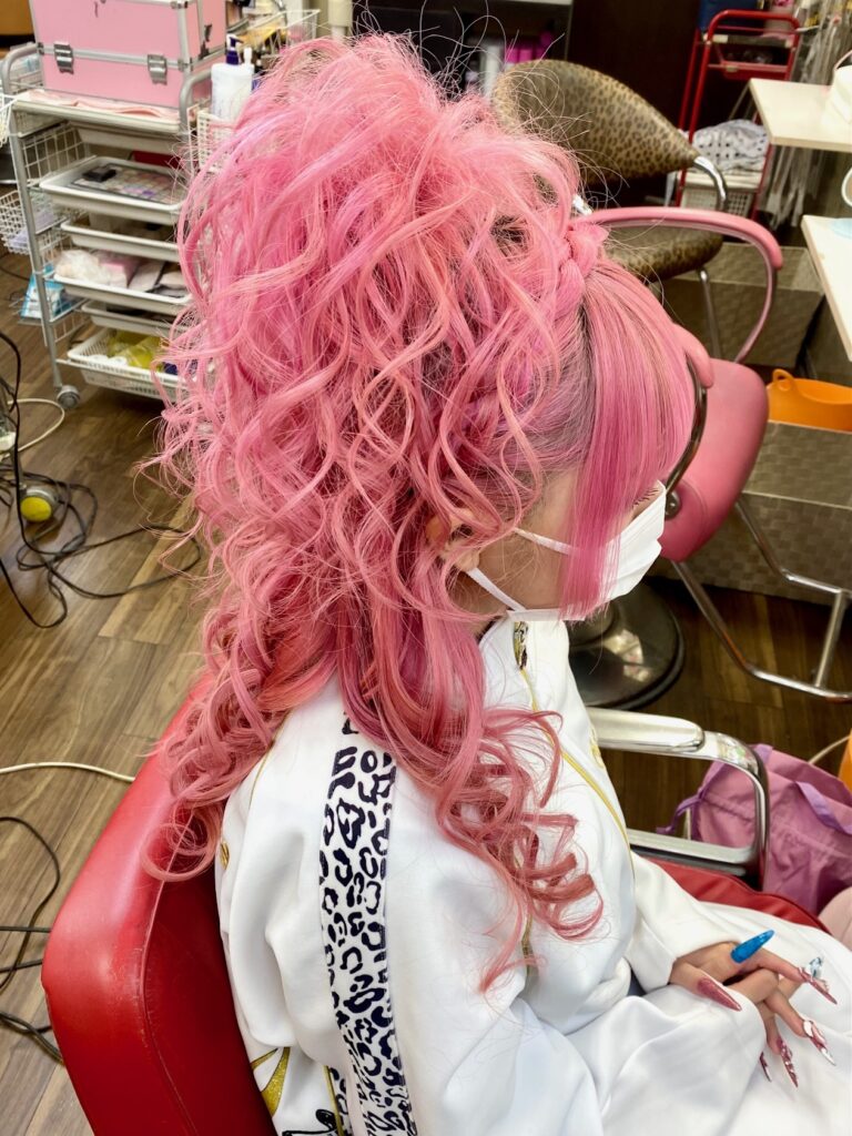 ちらし盛りのハーフアップ~(*´▽`*)『盛り盛りちらし盛り♪』